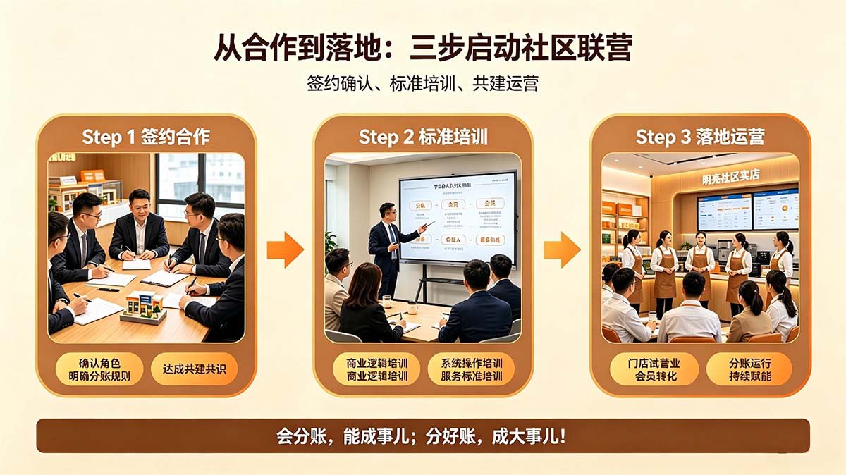 合作流程信息图